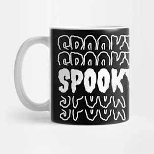 Spooky Halloween Minimalist - Sleek Spooky Design Mug